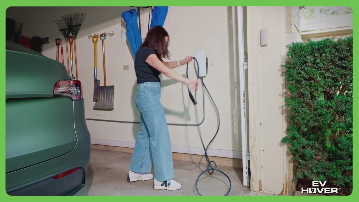 EVHover garage installation